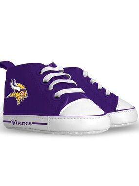 Baby Fanatic Minnesota Vikings Infant Sneakers NWOT